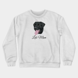 Black Labrador Mom Crewneck Sweatshirt